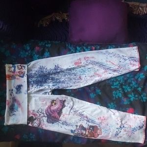 Alice In Wonderland Capri Leggings
